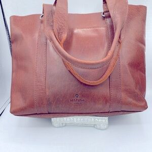 Brown Leather Shoulder Bag